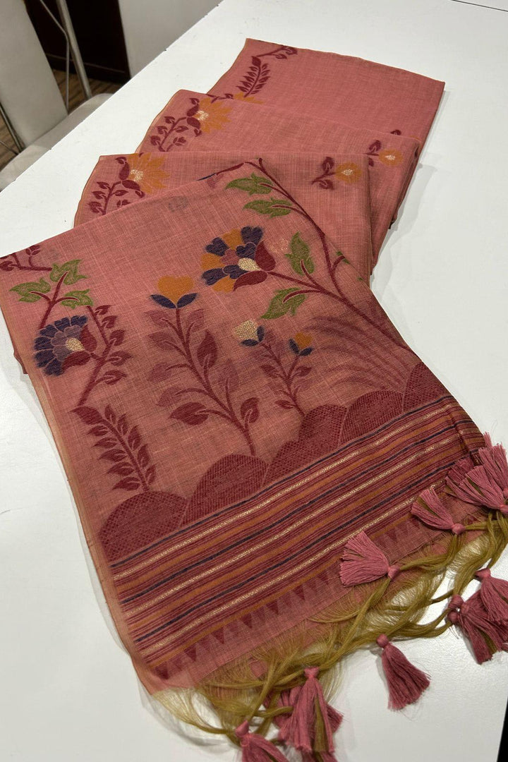 Straight From The Heart Muga Cotton Saree