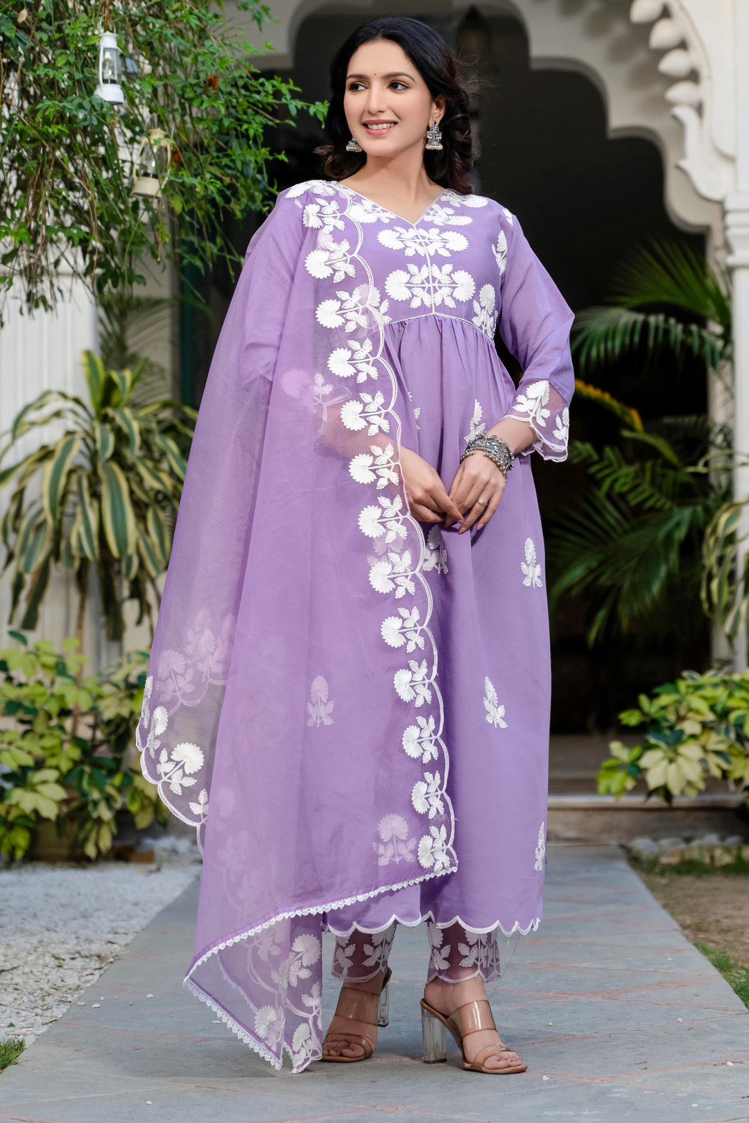 Extra Layers Of Love Fancy Silk Kurti Set