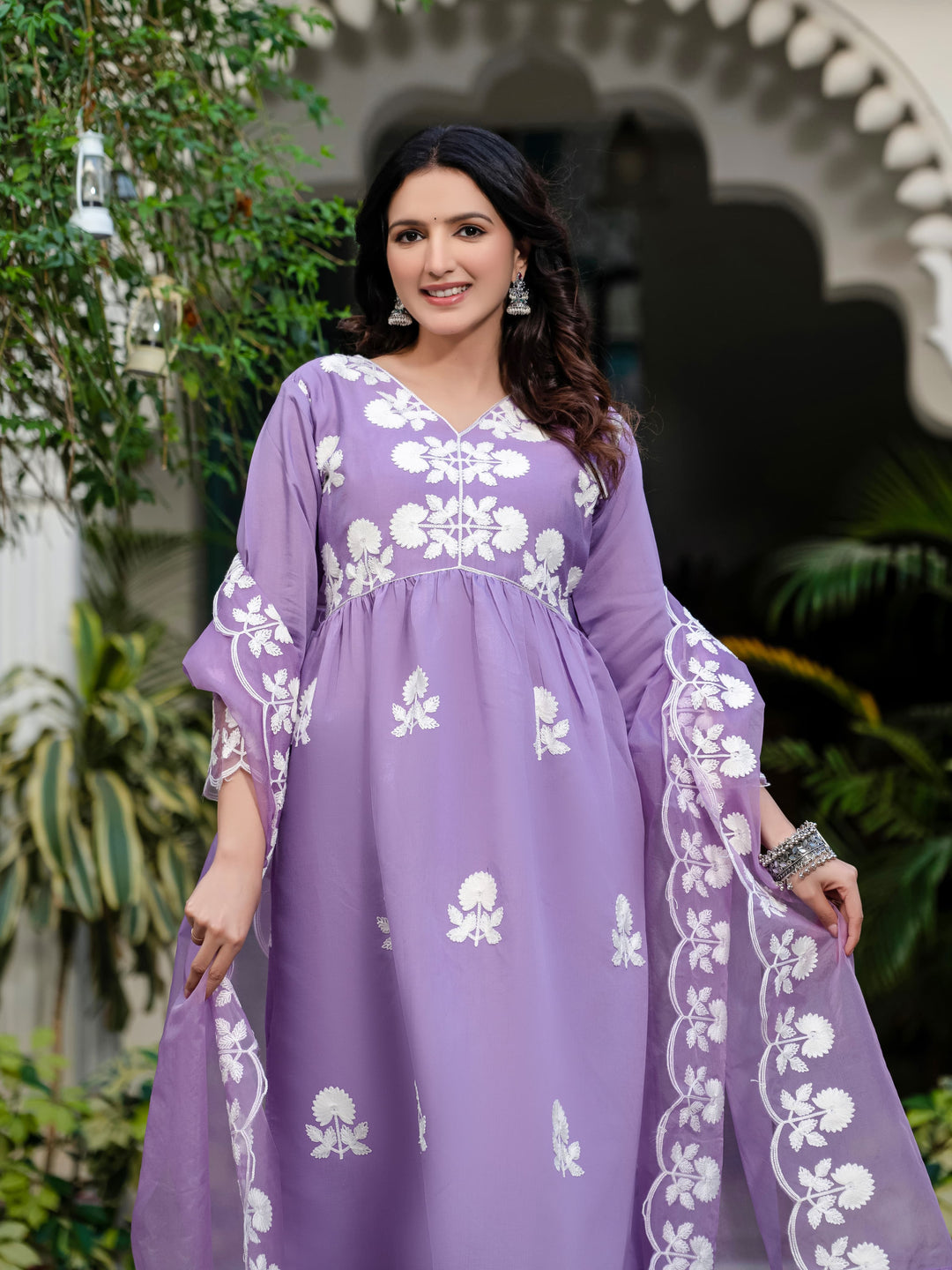 Extra Layers Of Love Fancy Silk Kurti Set