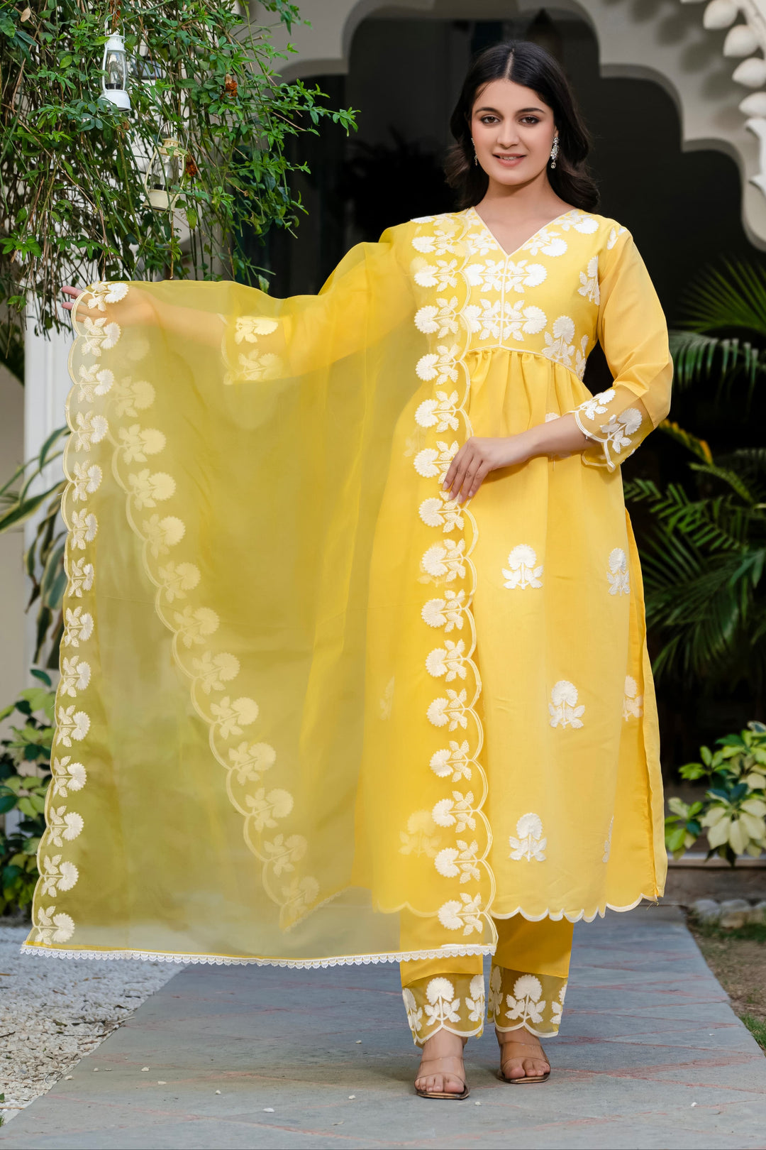 Extra Layers Of Love Fancy Silk Kurti Set