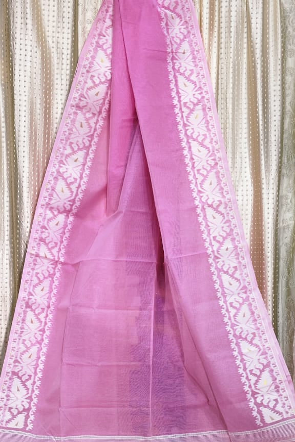 Holud Pakhi Dhakai Jamdani Saree