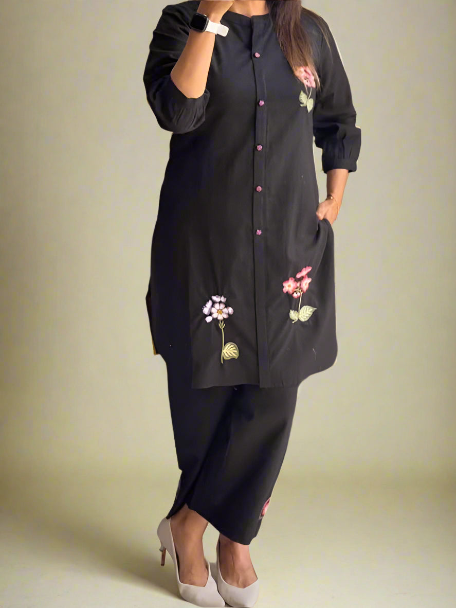 Black forest Frame Cotton Coord Set