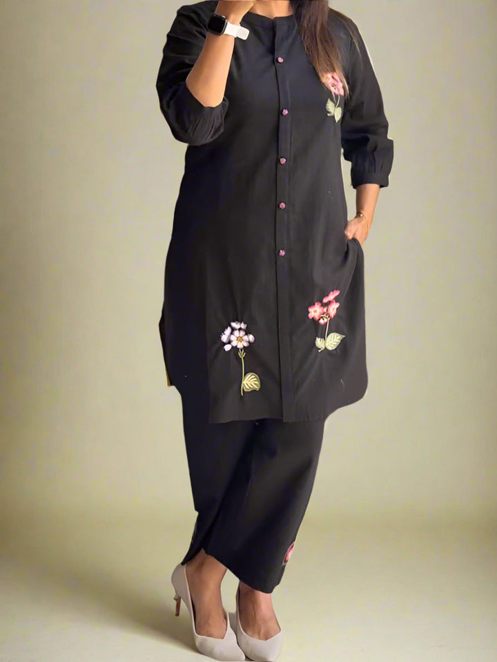 Black forest Frame Cotton Coord Set