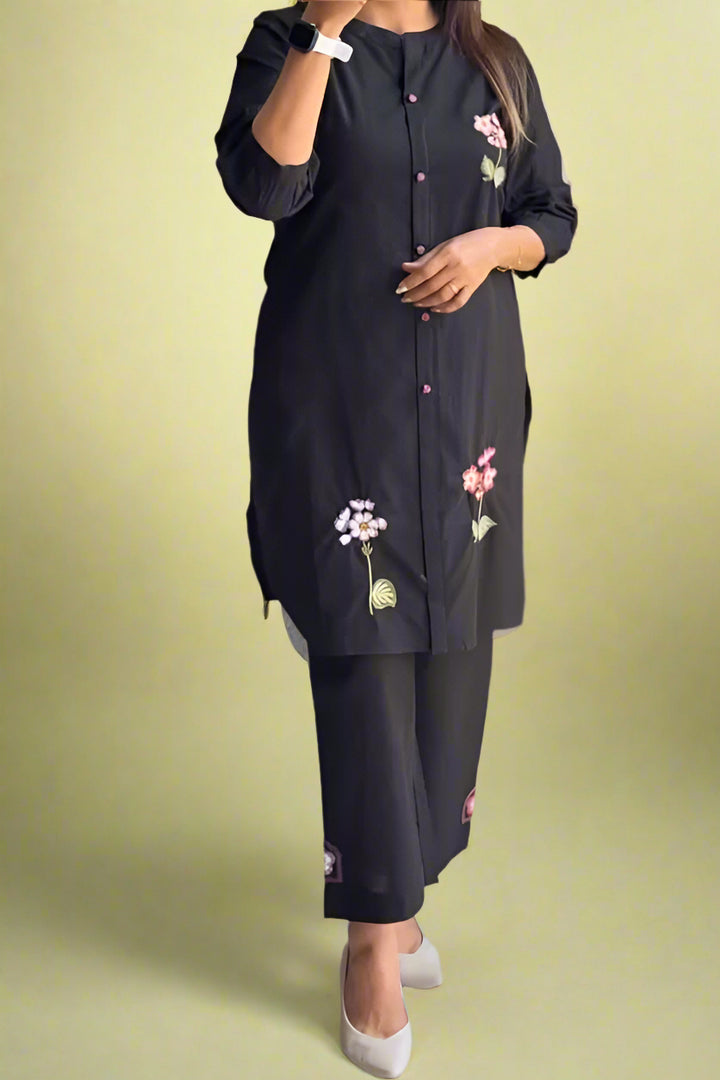 Black forest Frame Cotton Coord Set