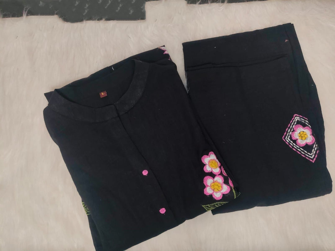 Black forest Frame Cotton Coord Set