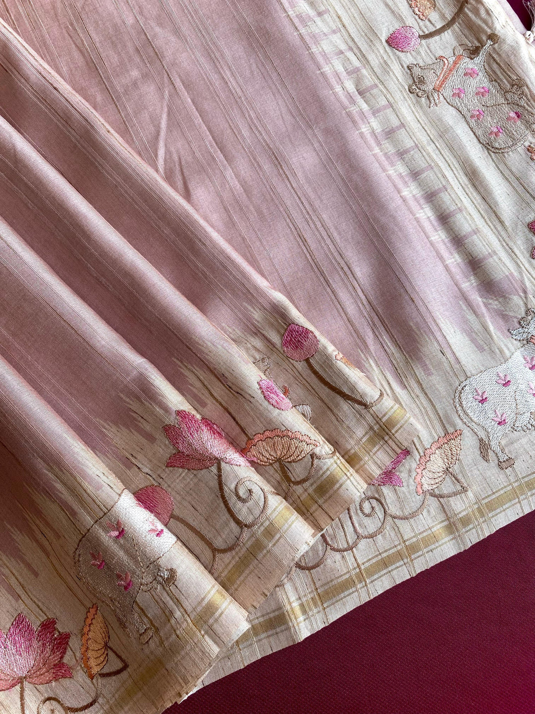 Heart-led Stories Tussar Silk Saree