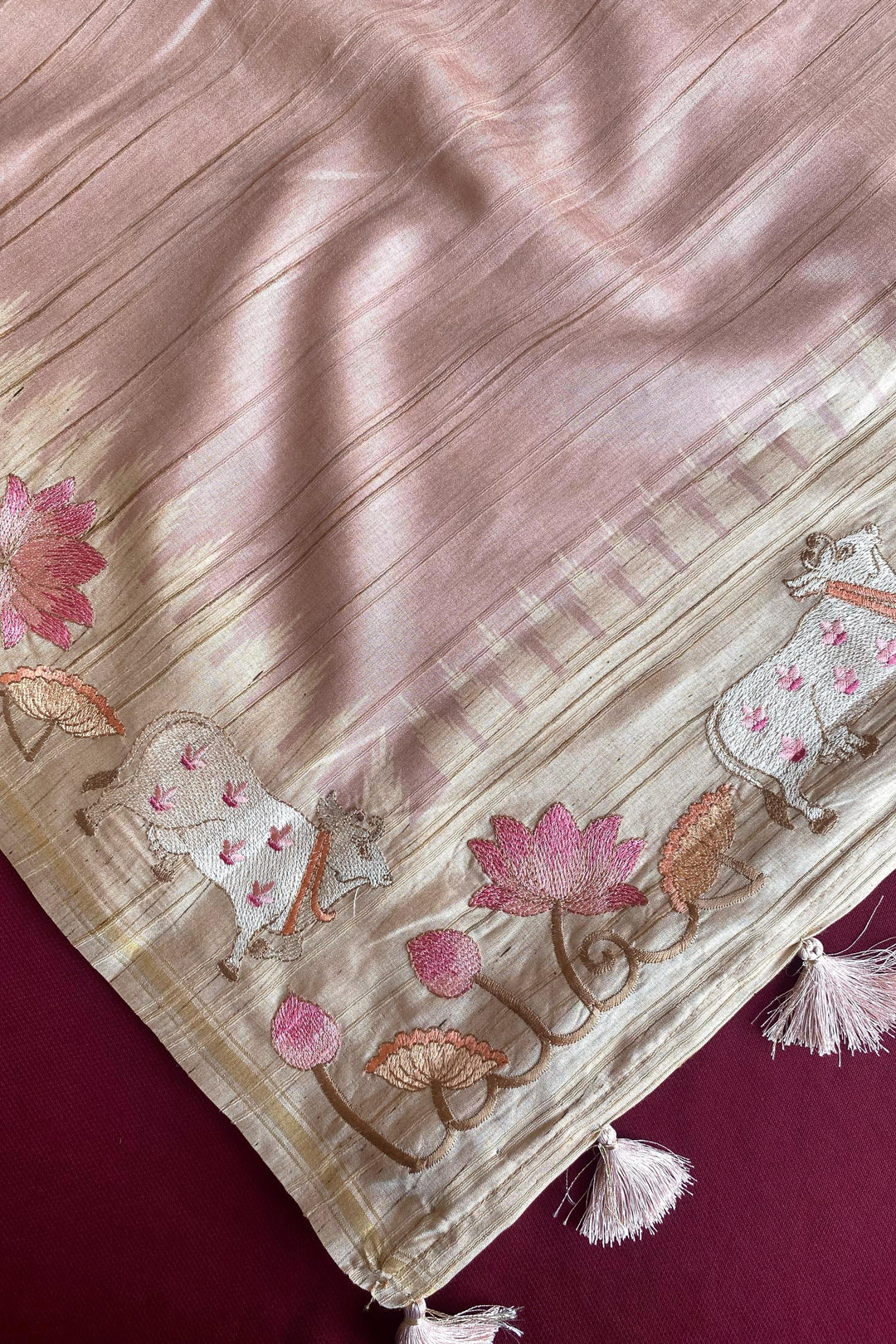 Heart-led Stories Tussar Silk Saree