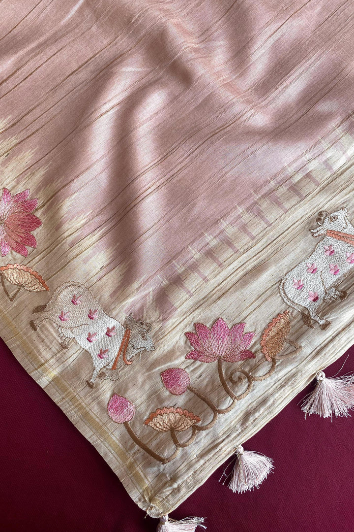 Heart-led Stories Tussar Silk Saree