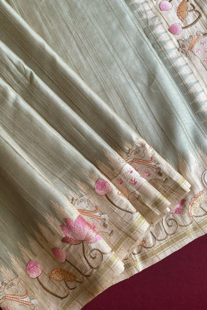 Heart-led Stories Tussar Silk Saree