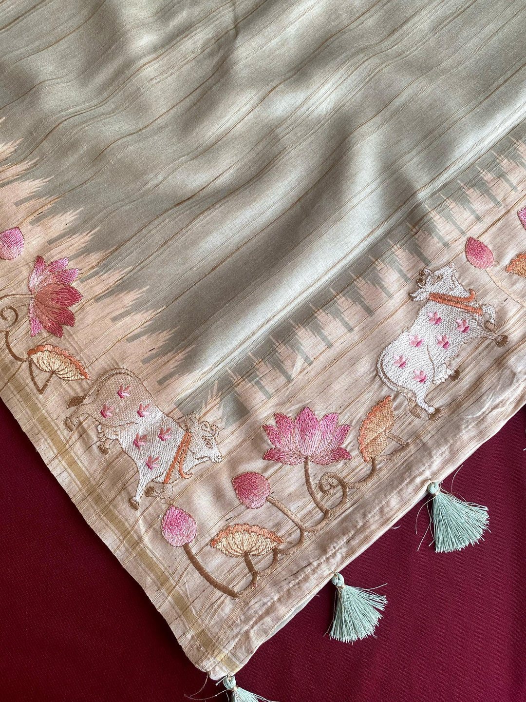 Heart-led Stories Tussar Silk Saree