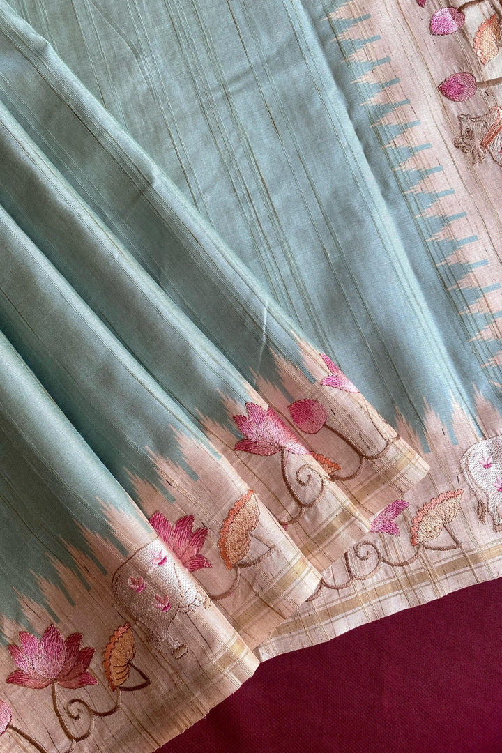 Heart-led Stories Tussar Silk Saree