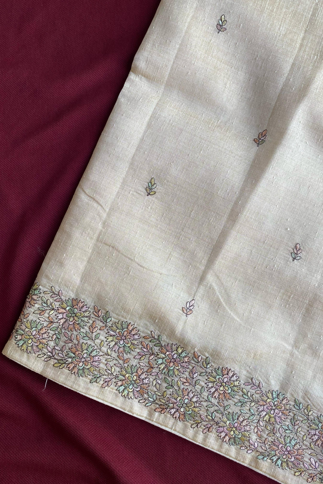 Framed In Feeling Tussar Silk Saree