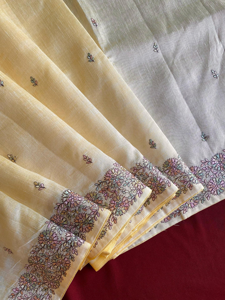 Framed In Feeling Tussar Silk Saree