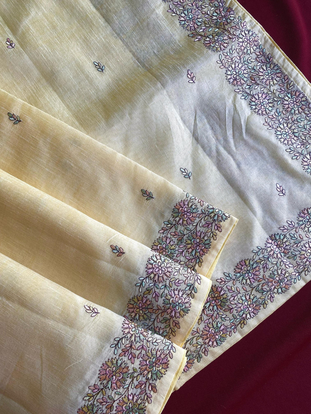 Framed In Feeling Tussar Silk Saree