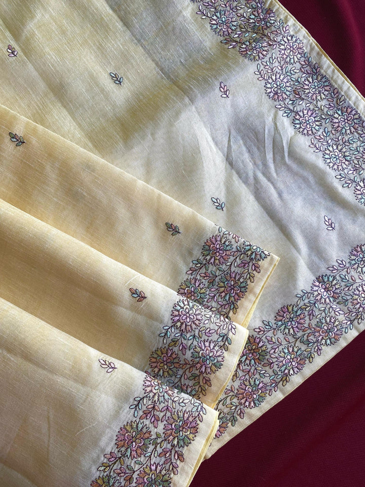 Framed In Feeling Tussar Silk Saree