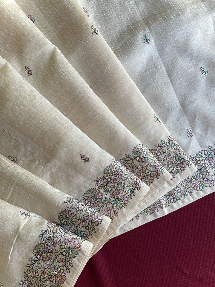 Framed In Feeling Tussar Silk Saree