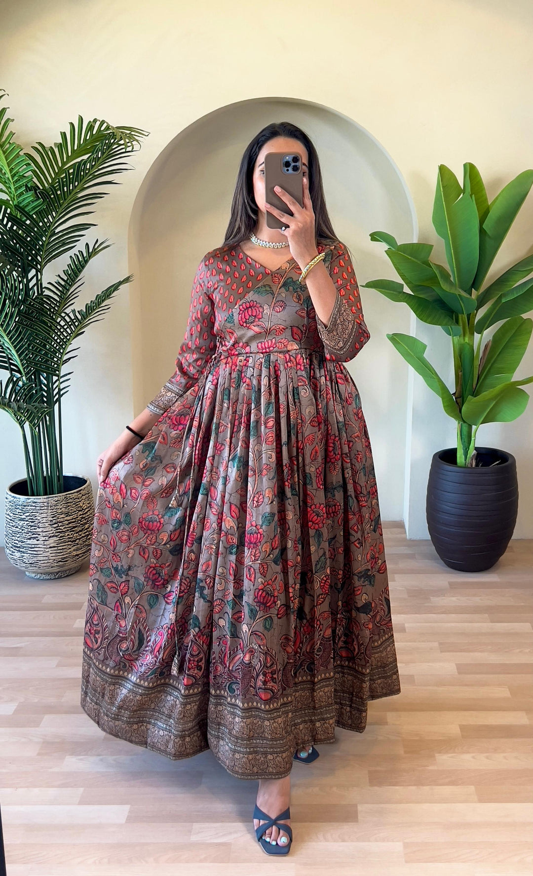 Rooted And Rising Anarkali Gown Set
