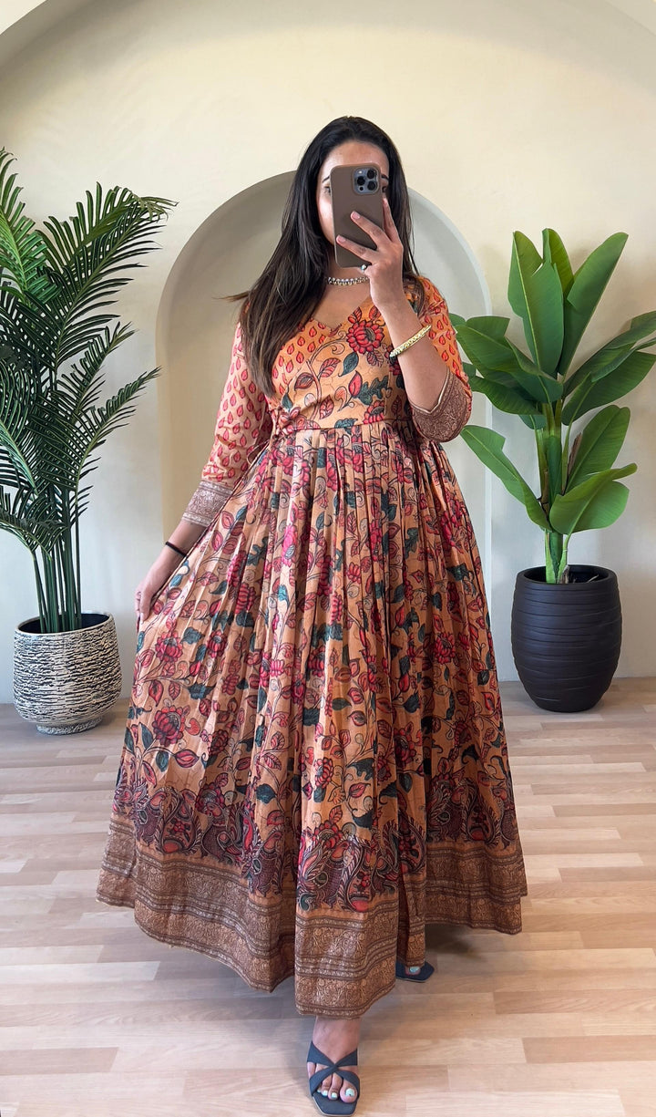 Rooted And Rising Anarkali Gown Set