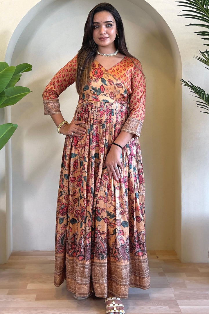 Rooted And Rising Anarkali Gown Set