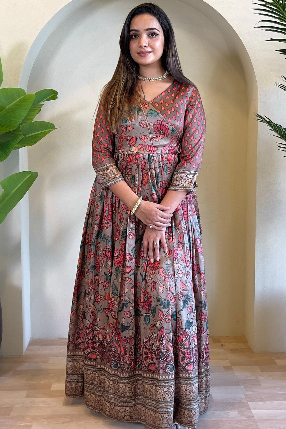 Rooted And Rising Anarkali Gown Set