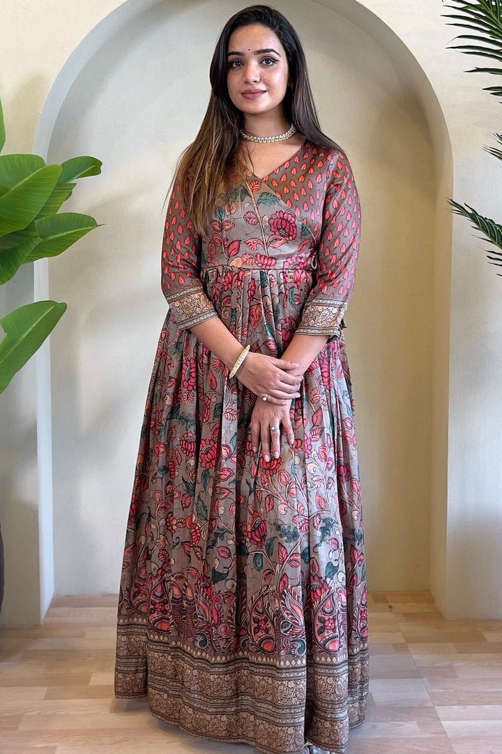 Rooted And Rising Anarkali Gown Set