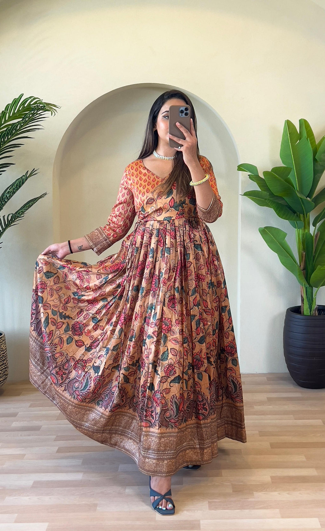 Rooted And Rising Anarkali Gown Set