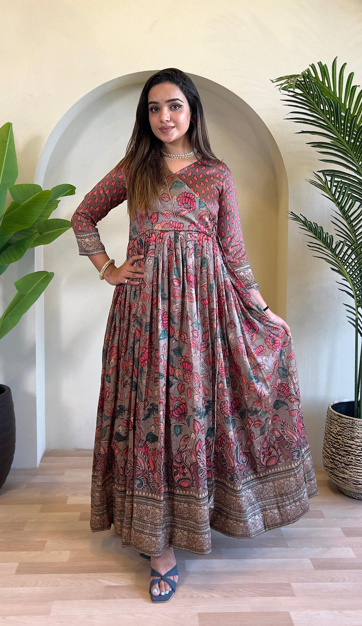 Rooted And Rising Anarkali Gown Set