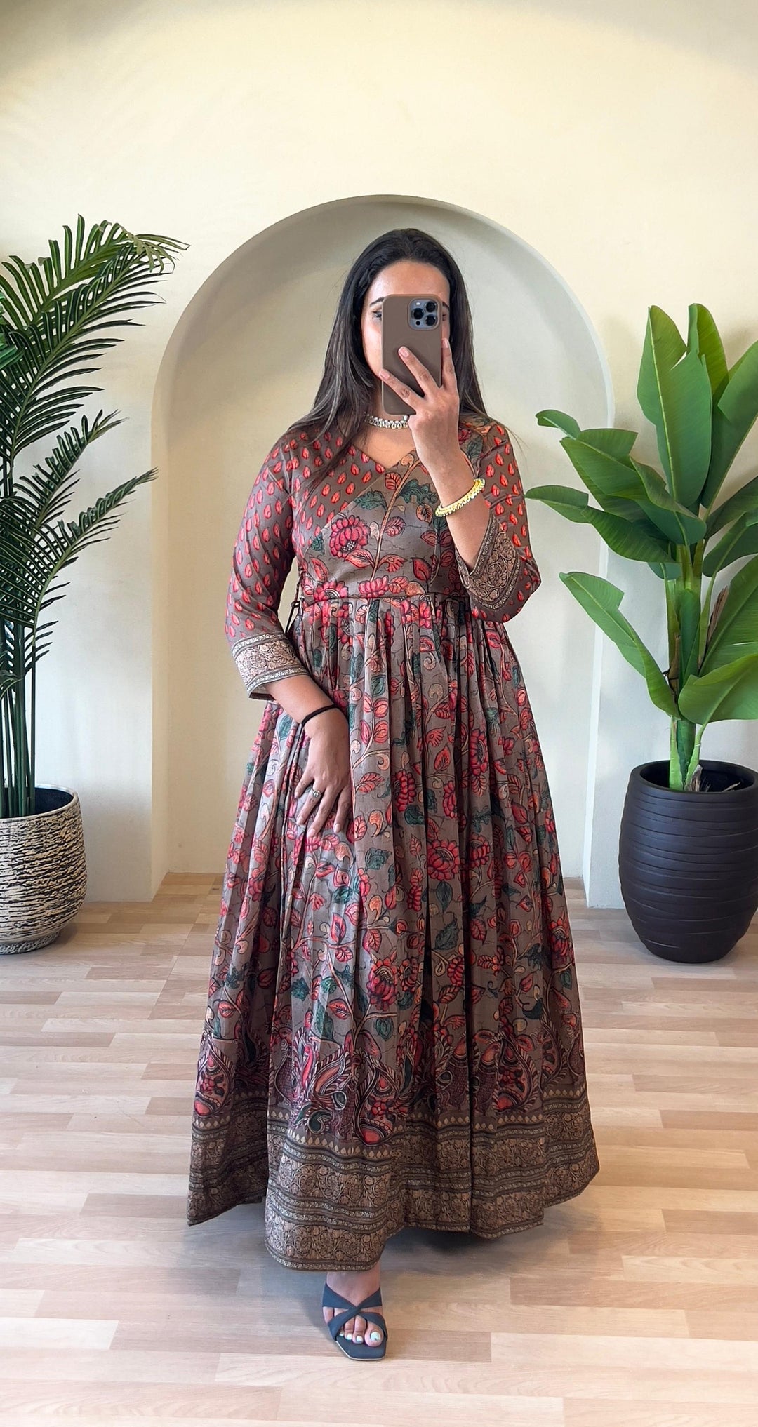 Rooted And Rising Anarkali Gown Set