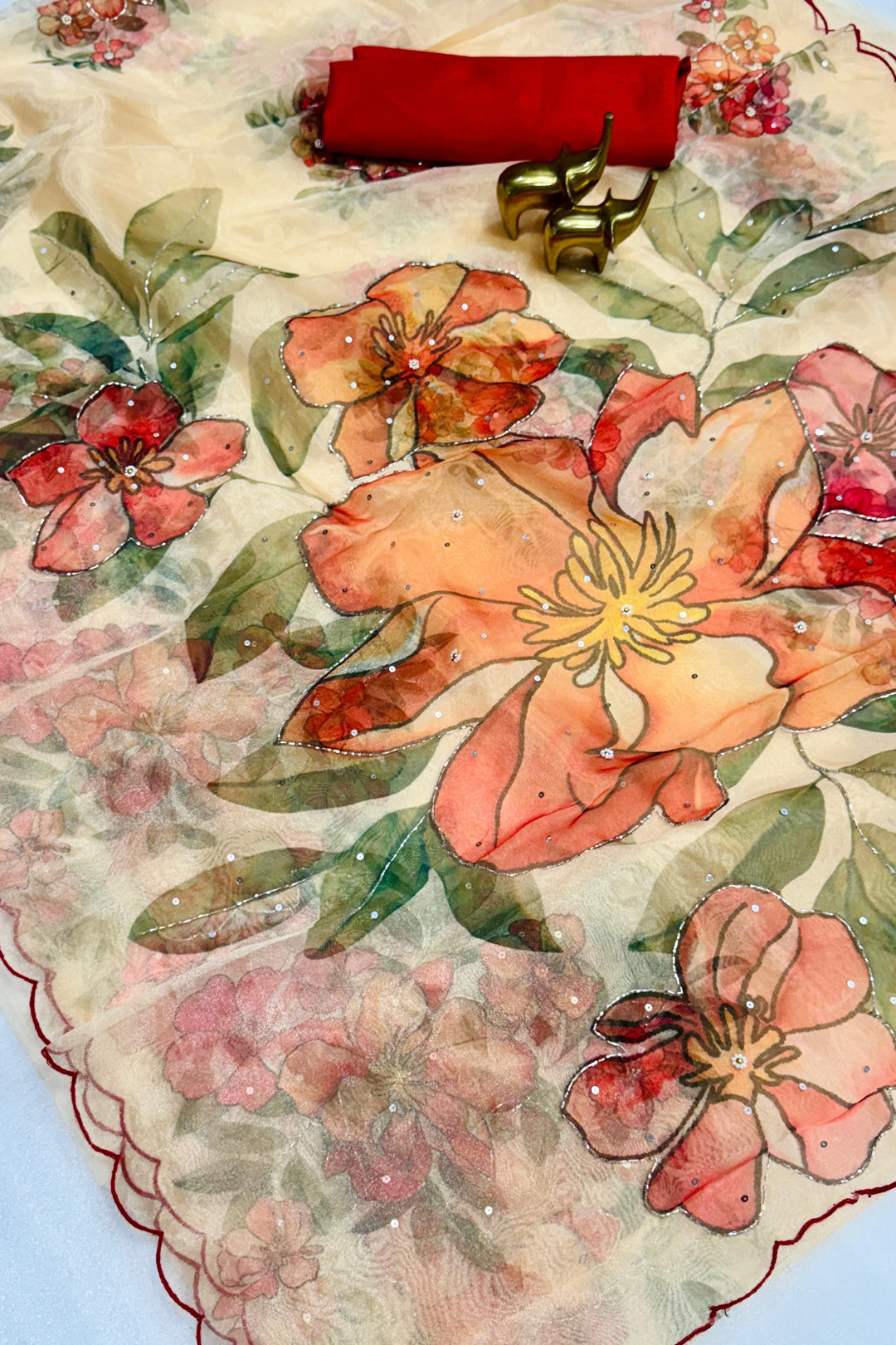A Fairy’s Brush Organza Saree