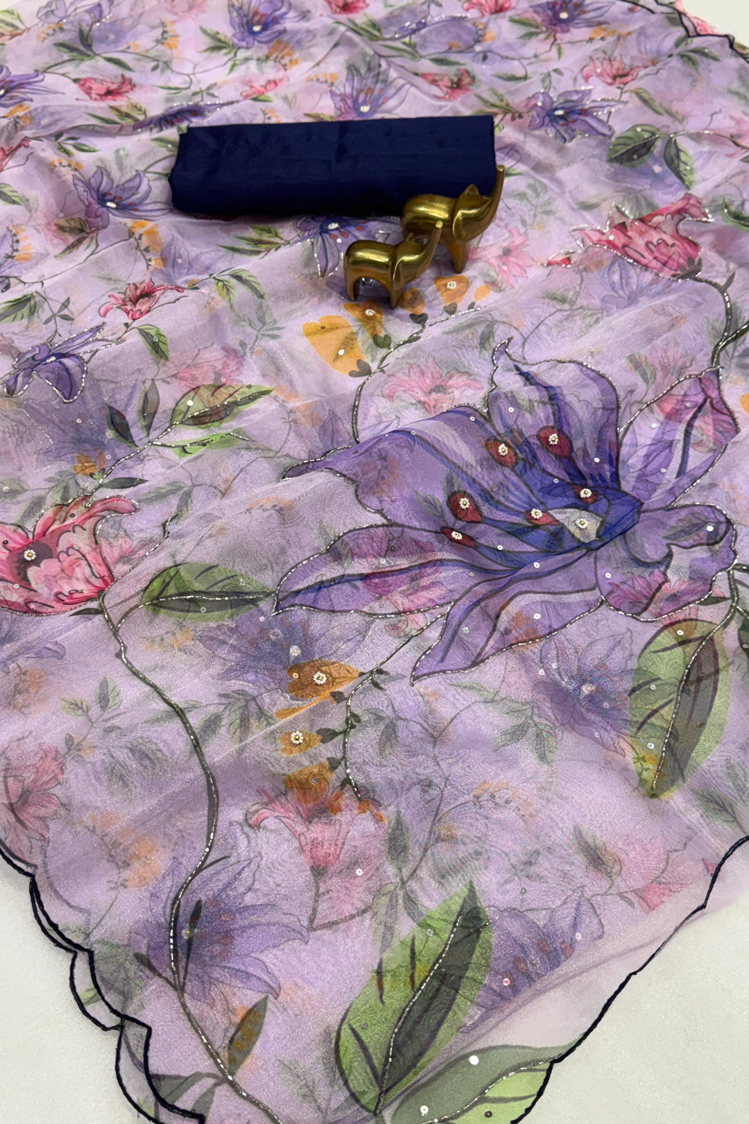 A Fairy’s Brush Organza Saree