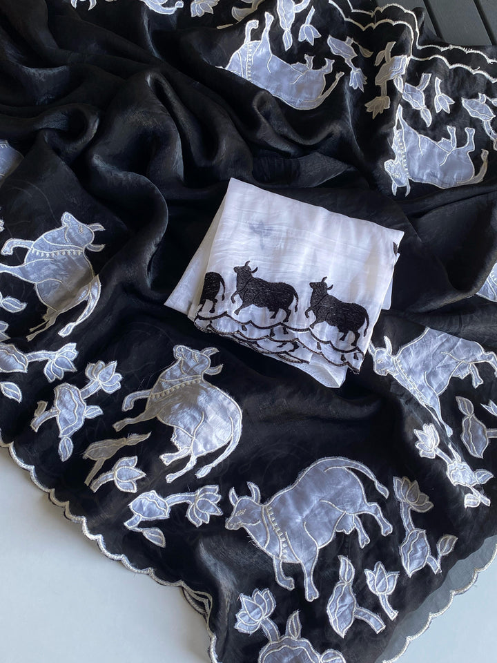 The Broken Wings Fancy Silk Saree