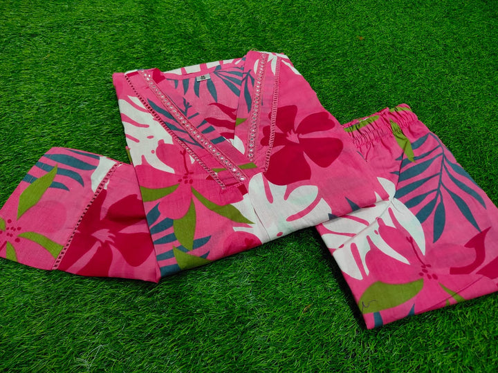 Summer Flowers Cotton Coord Set