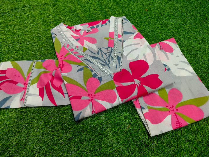 Summer Flowers Cotton Coord Set