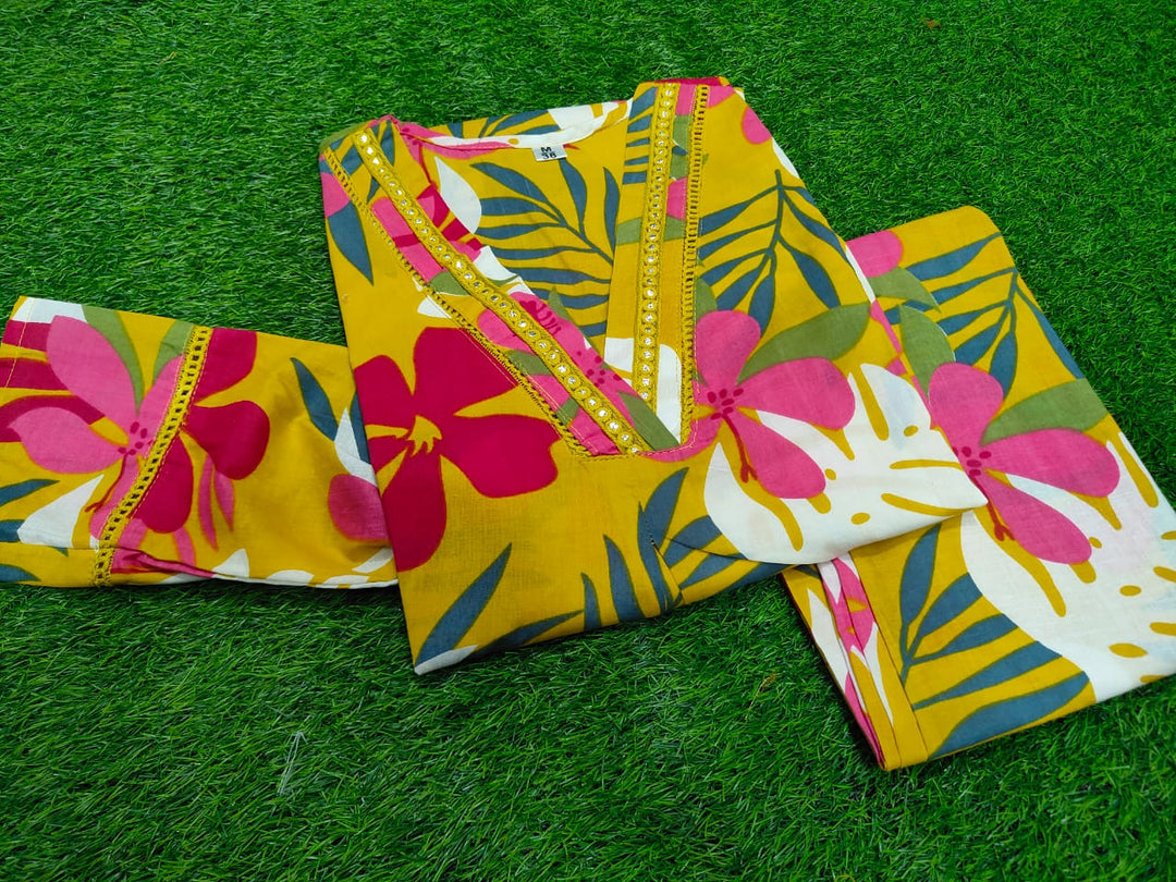 Summer Flowers Cotton Coord Set