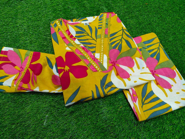 Summer Flowers Cotton Coord Set