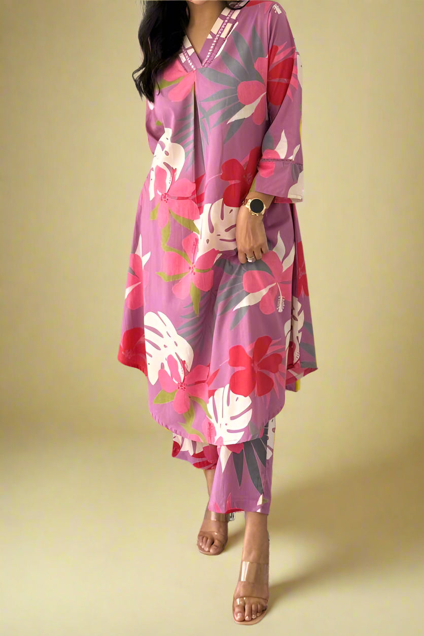 Summer Flowers Cotton Coord Set