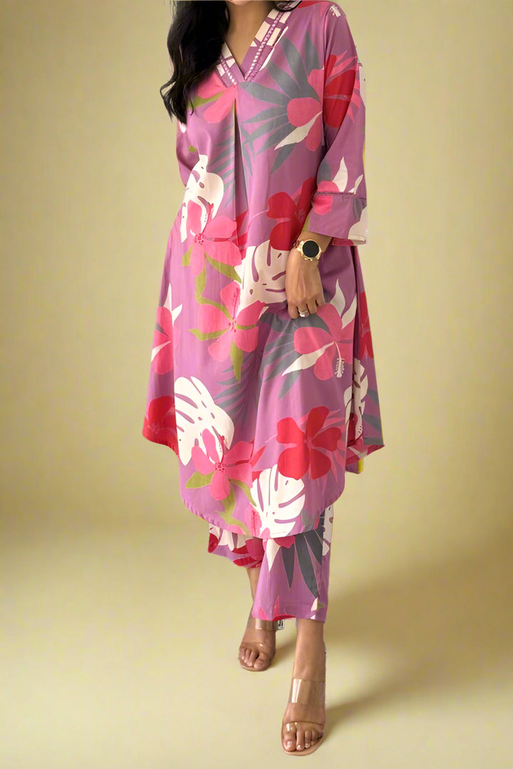 Summer Flowers Cotton Coord Set