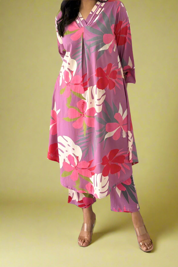 Summer Flowers Cotton Coord Set