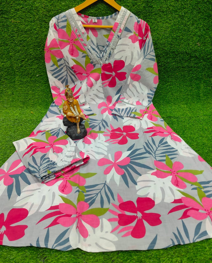 Summer Flowers Cotton Coord Set