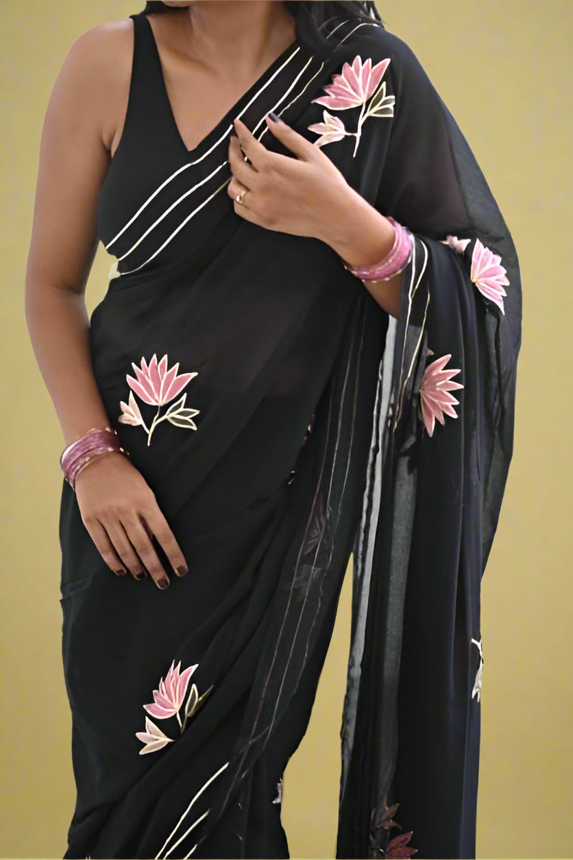 Twins Gemini Mul Cotton Saree