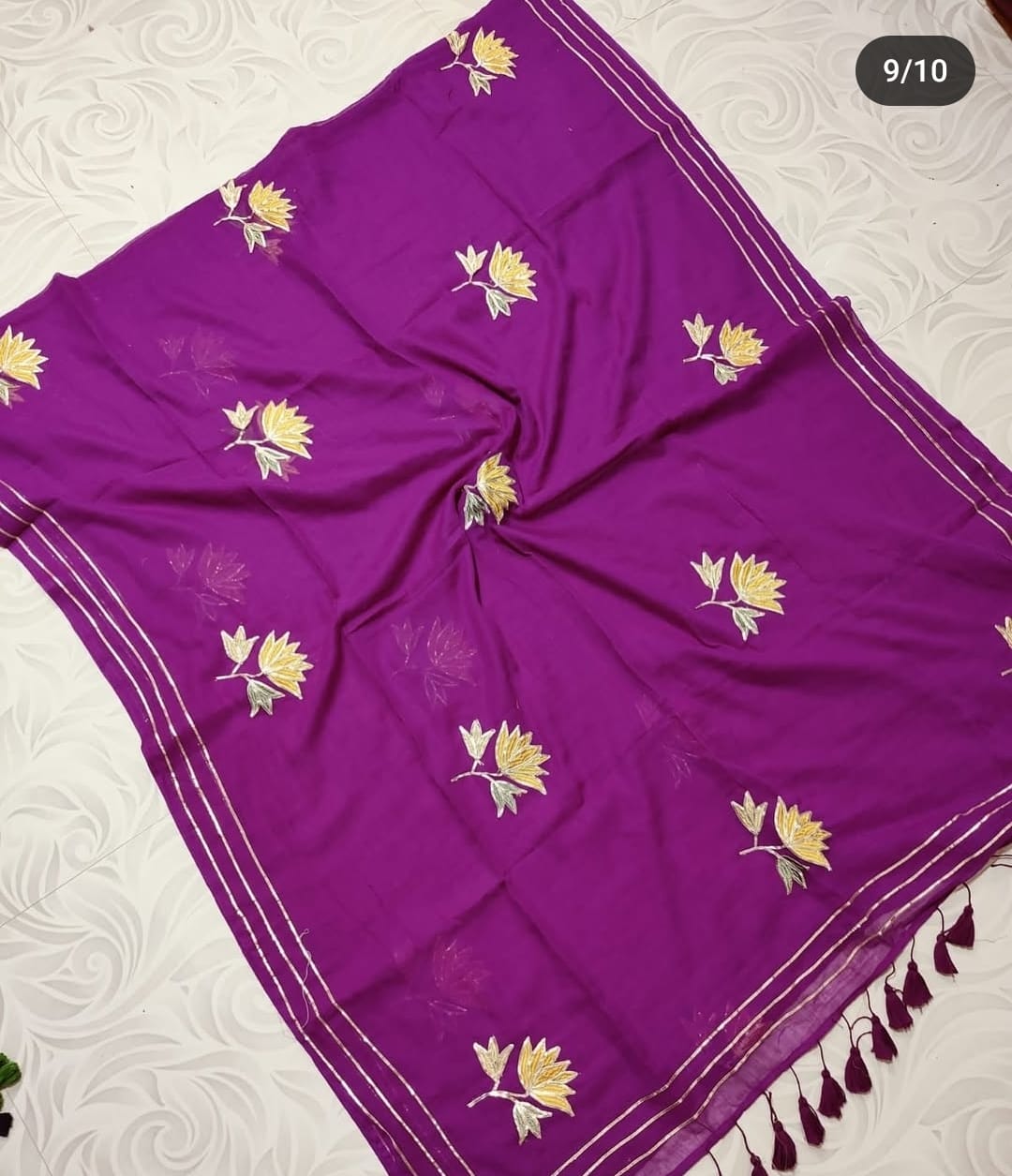 Twins Gemini Mul Cotton Saree