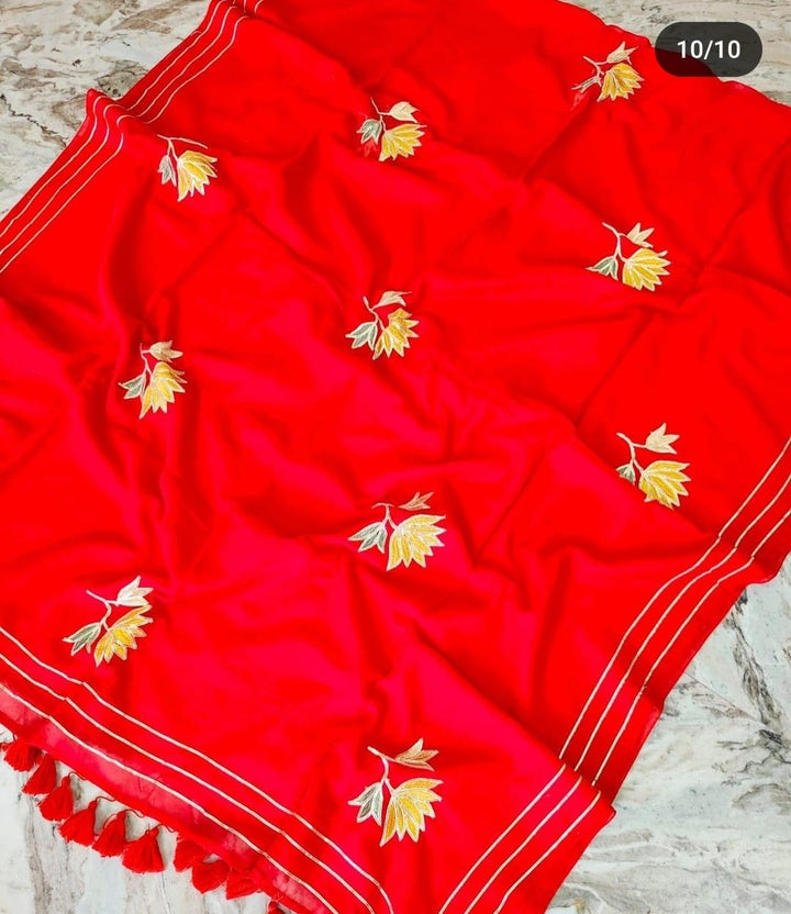 Twins Gemini Mul Cotton Saree