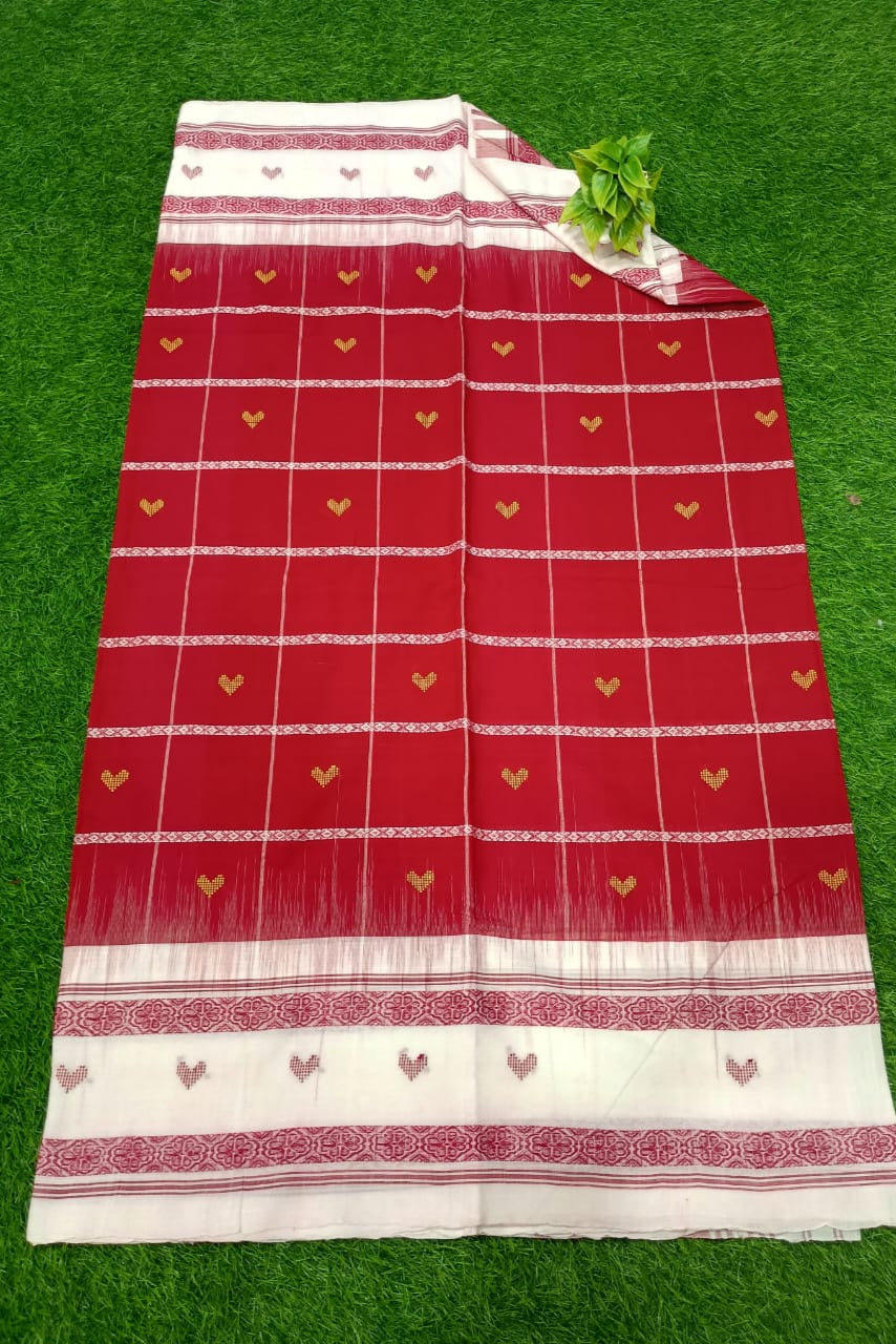 Bengal Srot Dhaniyakhali Kotki Ikkat Saree