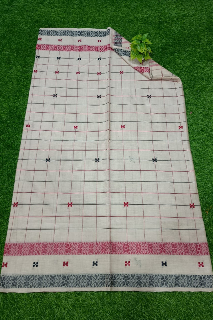 Bengal Srot Dhaniyakhali Kotki Ikkat Saree