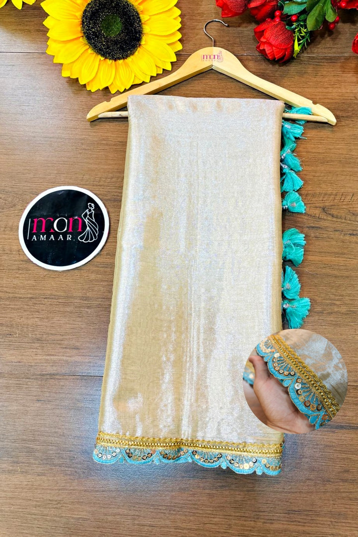 Amrithavarshini -Showers Of Nectar Cotton Tissue Saree