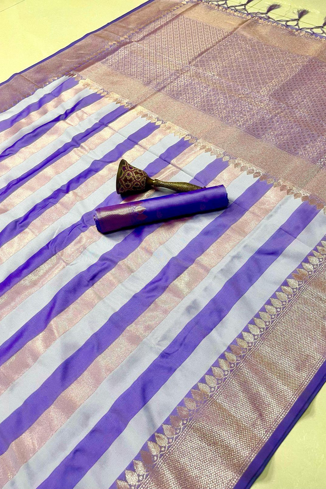 Travel Couple Banarasi Silk Saree