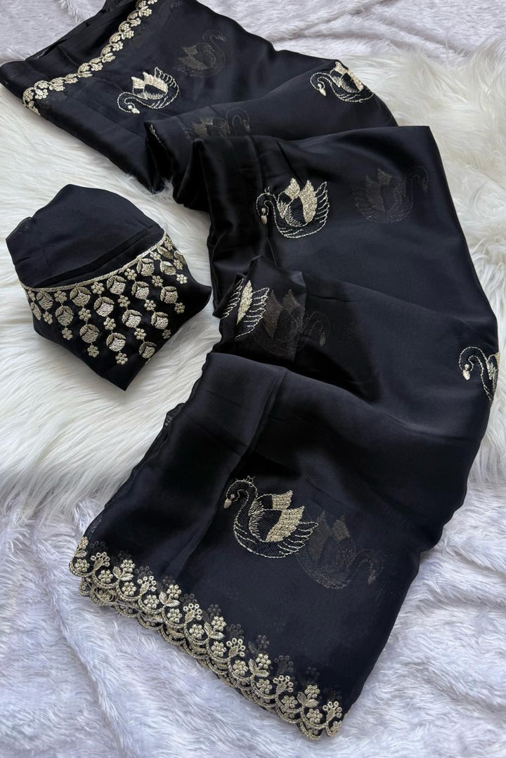 Castle Queen Rangoli Silk Saree