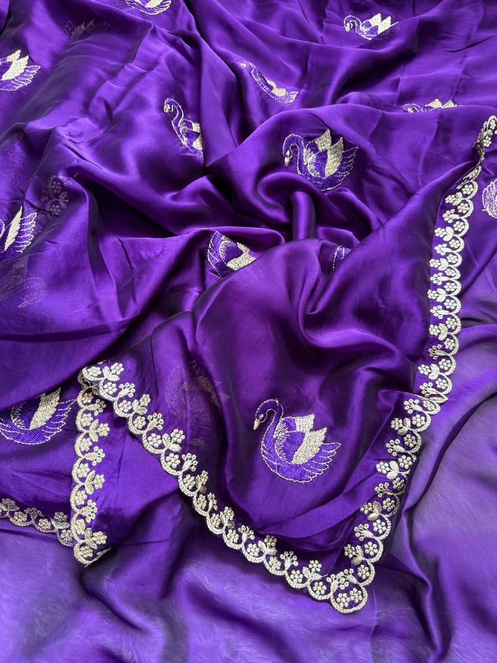 Castle Queen Rangoli Silk Saree