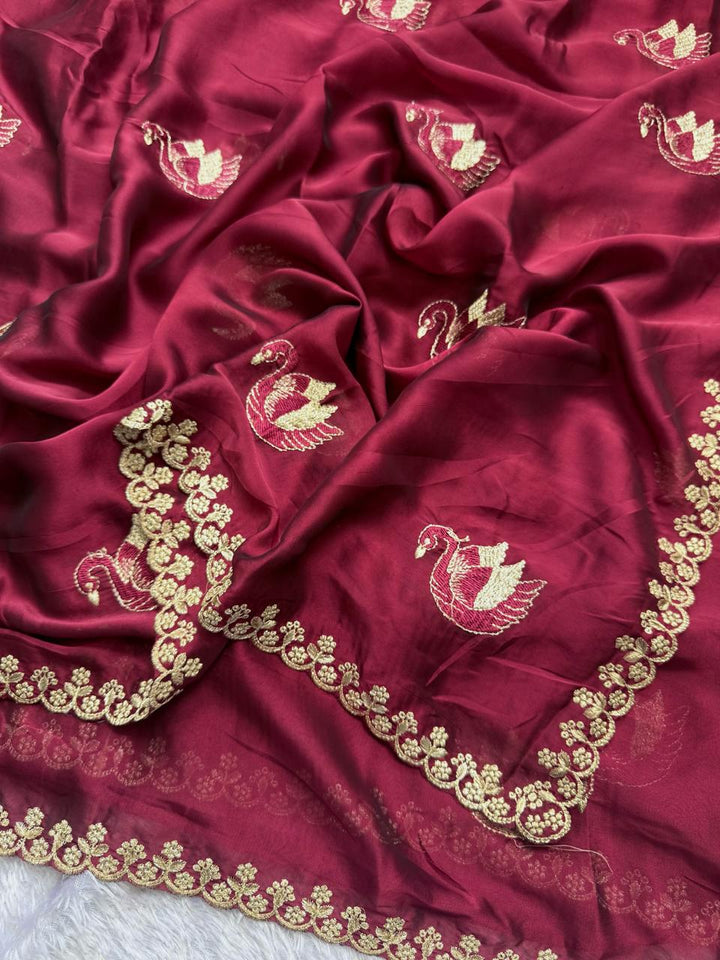 Castle Queen Rangoli Silk Saree