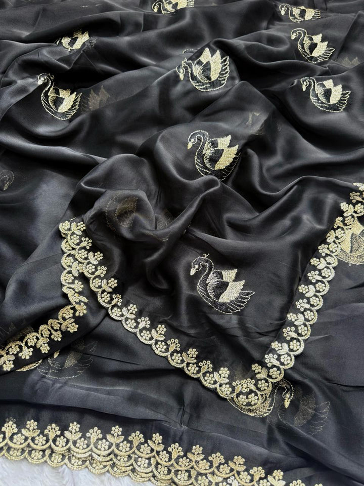 Castle Queen Rangoli Silk Saree